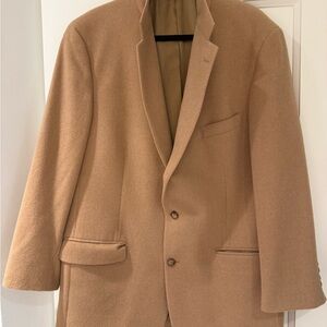 Brooks Brothers Camel Wool Single-Breasted Sport Coat